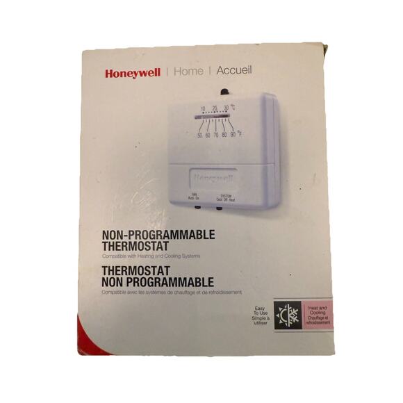 Honeywell Home Economy Non-Programmable Thermostat with 1H/1C Single Stage - Picture 1 of 4